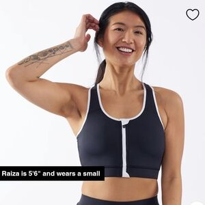 TomboyX Swim Racerback Zip Compression Top